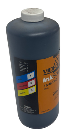 VideoJet 16-8700Q Black Ink 1 Qt Bottle
