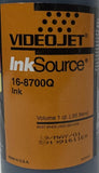 VideoJet 16-8700Q Black Ink 1 Qt Bottle