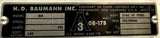 Baumann 32-84 081SA Sanitary Angle Control Valve 5-15 PSI