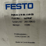 Festo PUN-H-3/8-BL-150-CB Plastic Tubing Blue 150 FT Length 567950