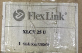 FlexLink XLCR 25 U Slide Rail 25m Length White UHMW-PE For Conveyor Systems