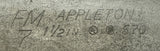 Appleton T57 Conduit Outlet Body 1-1/2" Form 7 Grayloy-Iron w/ 570 Cover