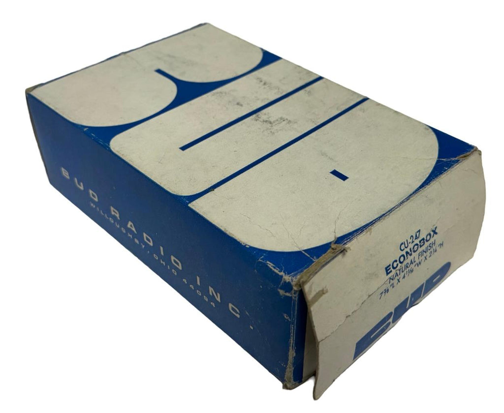 BUD Radio CU247 Econobox Aluminum Enclosure Natural Finish