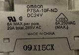 Omron P7SA-10F-ND Relay Base 24V 288VAC 20 Amps Total
