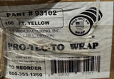 Pro-Tec-To Wrap 93102 Yellow Hose Protector 100 FT
