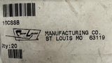 Carr Lane CL-10-SSB Spring Stop Buttons Flat Face (Type C) Pack of 20