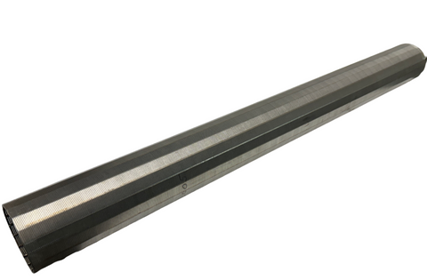 Sani-Matic 005 Wedge Wire Strainer 30" Length 100 Mesh Stainless Steel