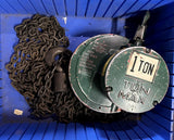 Columbus McKinnon CM 1 Ton Manual Chain Fall Hoist Lift