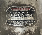 Black & Decker Type E Heavy Duty Electric Drill 1/2" 110V 5A 500 RPM