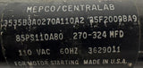 Mepco/Centralab 3535B3A0270A110A2 Motor Start Capacitor 270-324 MFD 110 VAC