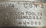 Weldon Tool Co #50 MM-D65 Tool Holder 1-1/4" CSN-4