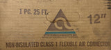 Atco Class 1 12" Flexible Air Connector 25' Long