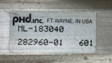 PHD ML-183040 Pneumatic Slide & Cylinder Assembly 282960-01