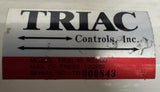 Triac Controls TR40 Pneumatic Actuator 120 PSI Max Pressure