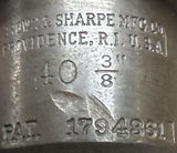 Brown & Sharpe 40 End Mill Tool Holder 3/8" NMTB40