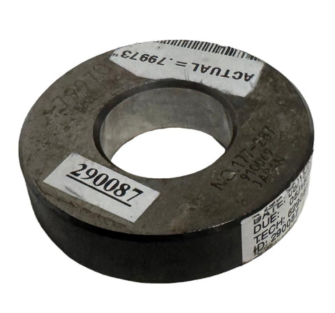 Mitutoyo 177-287 Steel Setting Ring 0.79970" 910069
