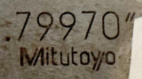 Mitutoyo 177-287 Steel Setting Ring 0.79970" 910069