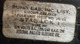 Federal Pacific JN-26 Stab-Lok Circuit Breaker 1-Pole 120/240VAC 20A
