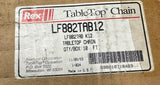 Rexnord LF882TAB12 TableTop Conveyor Chain 12" Width 1.5" Pitch 10' Length Tan