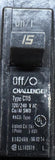 Challenger C115 Circuit Breaker 1-Pole 120/240 VAC 15A
