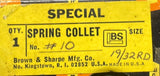 Brown & Sharpe 10 Spring Round Collet 19/32"