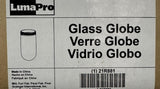 LumaPro 21R881 Glass Globe Clear For 150W Bulbs