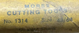 Morse Cutting Tools 1314 Straight Shank Taper Length Drill Bit HSS 48/64"