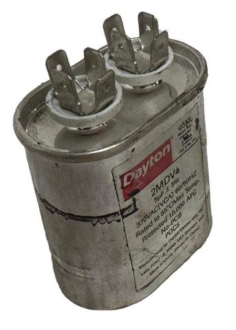 Dayton 2MDV4 Motor Run Capacitor 370VAC 60/50 HZ 5 uf