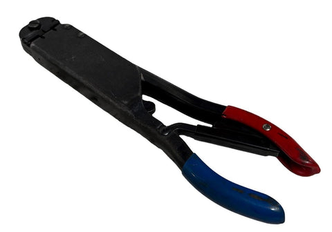 AMP 59250 Red Blue T-Head Hand Crimping Tool