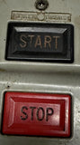 GE General Electric Manual Motor Starter Switch Gray Start/Stop Buttons