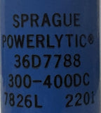 Sprague 36D7788 Powerlytic Capacitor 300-400 DC