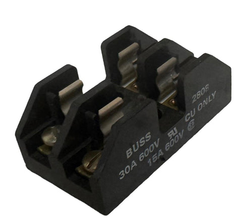 Cooper Bussman 2808 Fuse Holder 2-Pole 15/30A 600V
