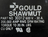 Gould Shawmut 30312 Fuse Holder 2-Pole 30A 600V