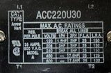 Arrow-Hart ACC220U30 Contactor 2-Pole 35A 600 VAC Model A