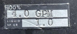 Fischer & Porter 10A1252 Liquid Flowmeter 4.0 GPM