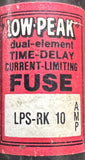 Cooper Bussmann LPS-RK Low-Peak Dual Element Time Delay Fuse 10A 600V