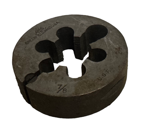 GTD Greenfield 7/8"-24-USF Adjustable Round Thread Die