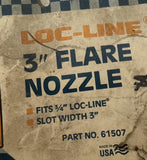 Loc-Line 61507 Coolant Hose Flare Nozzle 3" 2-Pack