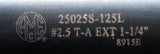 Acme 25025S-125L Indexable Spade Drill #2.5 T-A EXT 1-1/4"