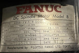 Fanuc Model 8 DC Spindle Motor 7.5 / 11 kW 3500 RPM 220V A06B-0818-B002
