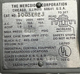 Dwyer Mercoid 1003EB2J Pressure Switch Explosion-Proof 1003E-B2-J