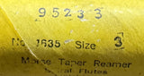 Morse Cutting Tools 1635 Morse Taper #3 Reamer HSS