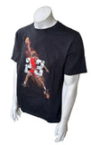 Nike Jordan Men's Animated Jumpman 23 Graphic Black Short Sleeve Shirt Size L