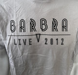 Tulex Barbra Streisand Live 2012 Tour Beige Short Sleeve Shirt Size Large