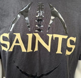 Nike NFL Team Apparel Men's New Orleans Saints Black Dri-Fit Shirt Size Medium