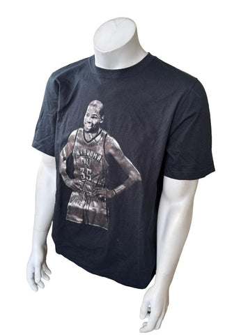Nike Men's Kevin Durant OKC Thunder KD 35 Graphic Black Shirt Size Large