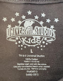 Universal Studios Kids Graphic Black Short Sleeve Shirt Size Large