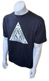 Anvil Men's Revenge of the Nerds Tri Lambda Black Short Sleeve Shirt Size Large