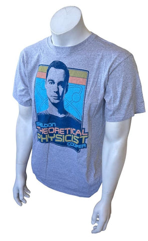 Ripple Junction Men's The Big Bang Theory Sheldon Cooper Gray Shirt Size Medium