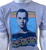 Ripple Junction Men's The Big Bang Theory Sheldon Cooper Gray Shirt Size Medium